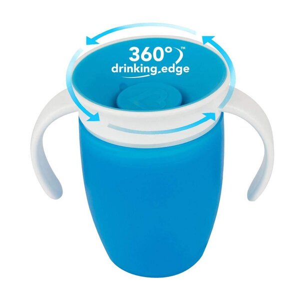 Munchkin Mokomasis puodelis „Miracle® 360°“, 207 ml. - Munchkin