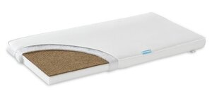 Nordbaby COMFORT 2-sided mattress with coconut and PUR foam 120x60x7,5cm - Leander