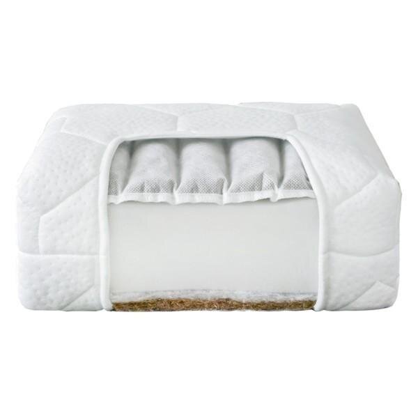 Nordbaby mattress with buckwheat and coconut 140x70x9cm, Comfort - Nordbaby