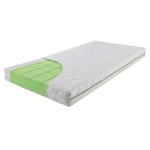 Nordbaby COMFORT 2-sided mattress with PUR foam and anti-allergy cover 120x60x10cm - Leander