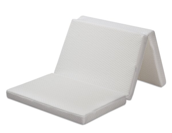 Nordbaby COMFORT Foldable travelbed mattress WHITE 120x60cm - Nordbaby