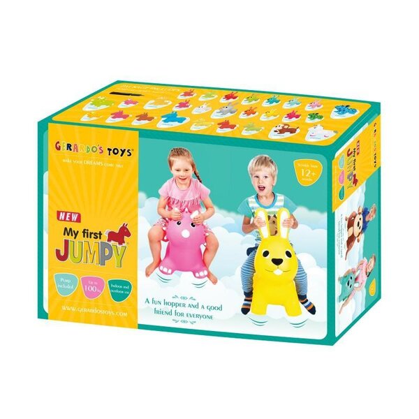 Gerardos Toys Jumpy hüppeloom Jänes, kollane - Gerardos Toys