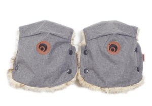 Easygrow Hand Muffs Grey Melange - Liewood