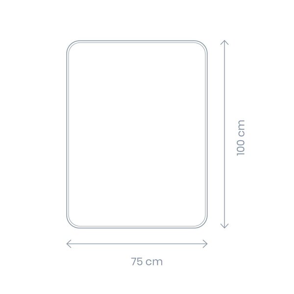 Doomoo Dream 75x100 Stars Anthracite - Doomoo