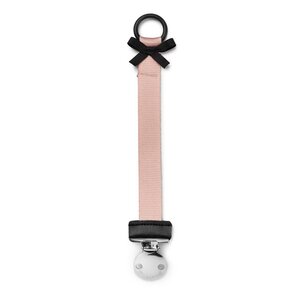 Elodie Details Pacifier Clip  - Faded Rose Nude/Black One Size - Suavinex