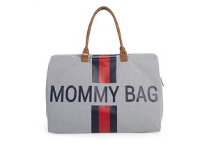 Childhome Mommy Bag nursery bag Canvas Grey Stripes - Bugaboo