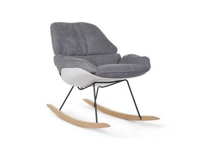 Childhome Rocking Lounge Chair Grey - Joie