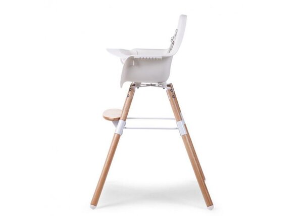 Childhome Evolu 2 chair 2in1 with bumper, White - Childhome