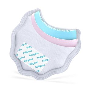 BabyOno 298/01- Breast pads Natural Nursing, 24 pcs, white - BabyOno