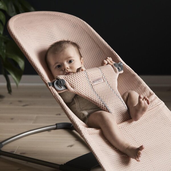 BabyBjörn BB Bouncer Bliss,Pearly Pink, Mesh - BabyBjörn