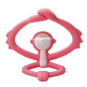 Mombella närimisrõngas Monkey Pink - BabyOno