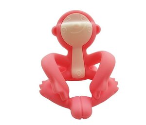 Mombella närimisrõngas Monkey Pink - BabyOno