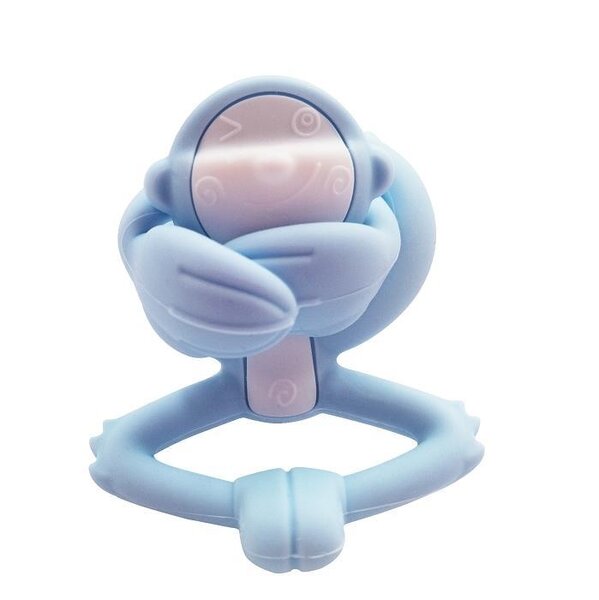Mombella närimisrõngas Monkey Light Blue - Mombella