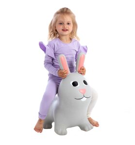 Gerardos Toys JUMPY hopper grey bunny - BabyOno