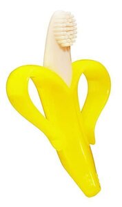 Baby Banana Zobu birste - zobgrauzis Yellow - Nordbaby