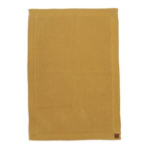 Elodie Details Wool Knitted Blanket- Gold One Size Mustard - Elodie Details