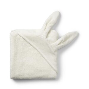 Elodie Details hooded towel 80x80cm, Vanilla White Bunny - Leander