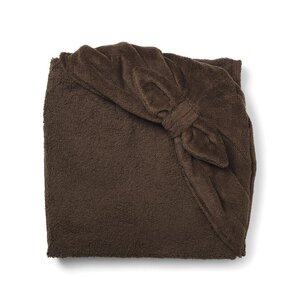 Elodie Details hooded towel 80x80cm, Chocolate Bow - Leander
