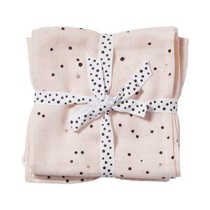 Done by Deer Burp cloth, 2 pack, Dreamy Dots, Powder - Done by Deer
