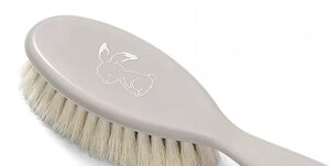 BabyOno 568/03 Hairbrush and comb, natural bristle Grey - BabyOno