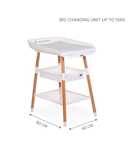 Childhome Evolux changing table, Natural White - Childhome