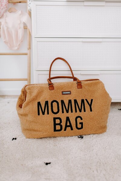 Childhome Mommy Bag suur tarvikute kott Teddy Beige - Childhome