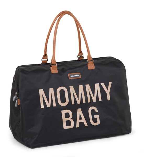 Childhome mommy bag big Black/Gold - Childhome