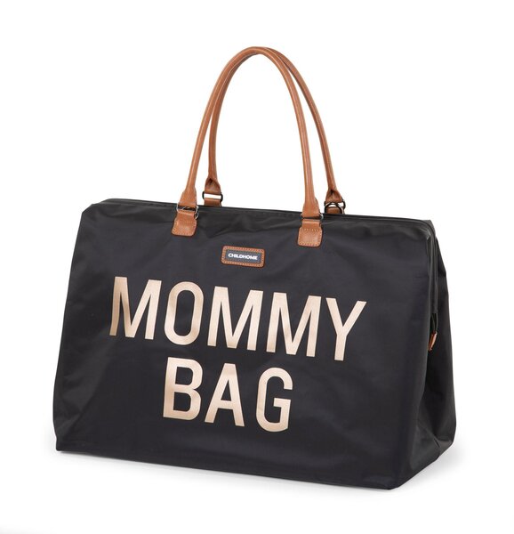 Childhome mommy bag big Black/Gold - Childhome