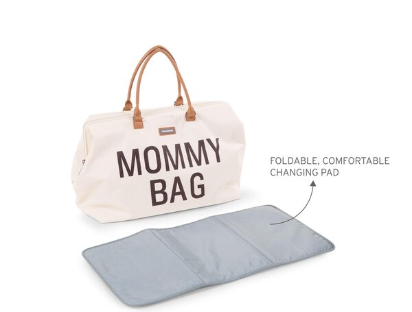 Childhome mommy bag big Offwhite/Black - Childhome