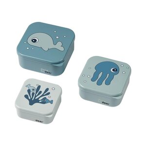 Done by Deer Snack box set 3pcs Sea Friends Powder - Munchkin