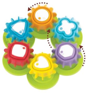 Yookidoo attīstošā rotaļlieta Shape and Spin Gear Sorter - Yookidoo