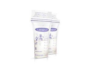 Lansinoh Breastmilk Storage Bags (pack of 25)  Violet - Lansinoh