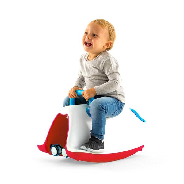 Chillafish Trackie 4-in-1 rocker and riding toy Blue - Chillafish