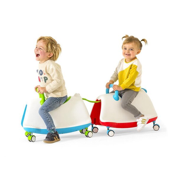 Chillafish Trackie 4-in-1 rocker and riding toy Blue - Chillafish