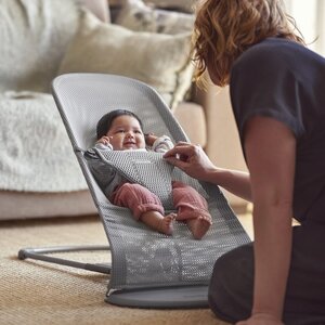 BabyBjörn BB Bouncer Bliss, Grey, Mesh - BabyBjörn