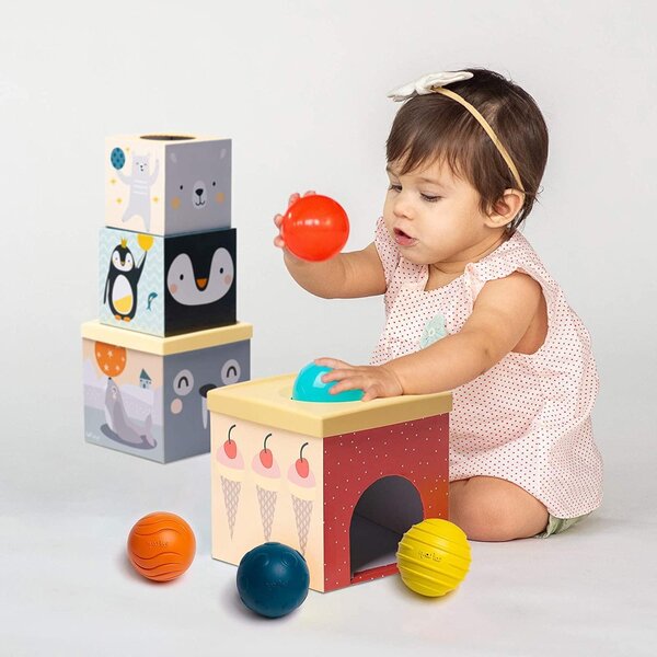 Taf Toys развивающая игрушка North Pole Ball Drop Stacker - Taf Toys