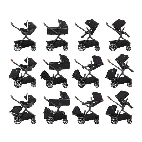 Nuna Demi Grow stroller set Caviar - Nuna