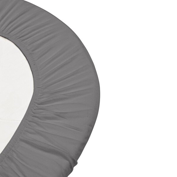Leander sheet for baby cot 60x120 cm, Cool Grey, 2 pcs - Leander
