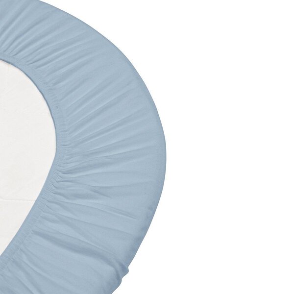 Leander sheet for baby cot 60x120cm, Dusty Blue, 2 pcs - Leander