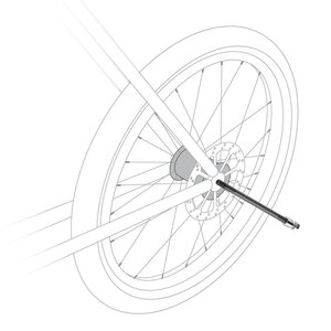 Cybex Axel 154-172mm (M12x1.0) - Cybex