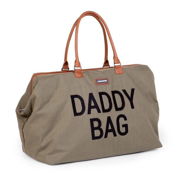 Childhome rankinė Daddy bag - canvas Khaki - Childhome