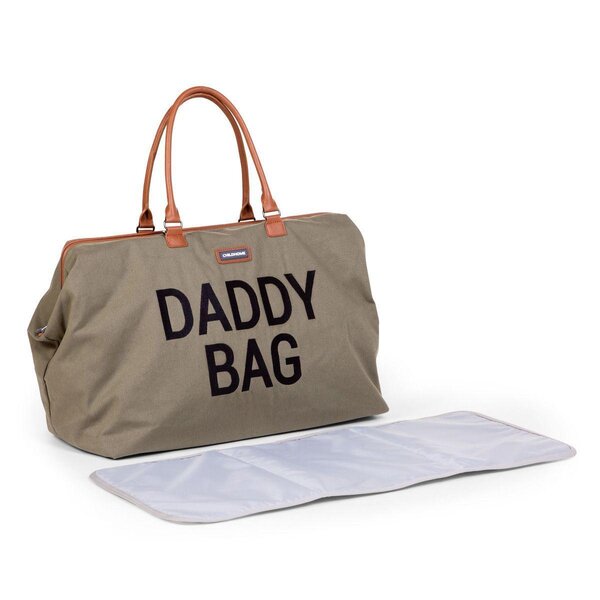 Childhome rankinė Daddy bag - canvas Khaki - Childhome