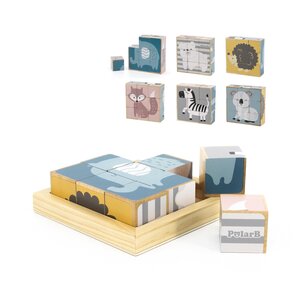 PolarB 6-Side Puzzle Blocks Multicolor - Done by Deer