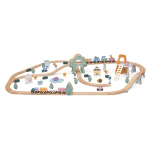 PolarB Train Set 90 pcs Multicolor - PolarB