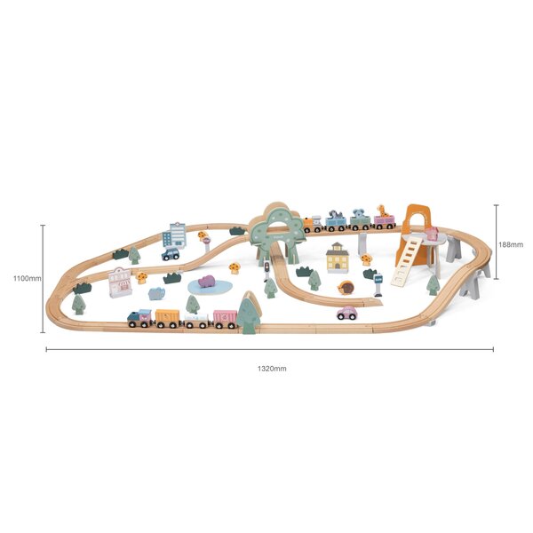 PolarB Train Set 90 pcs - PolarB