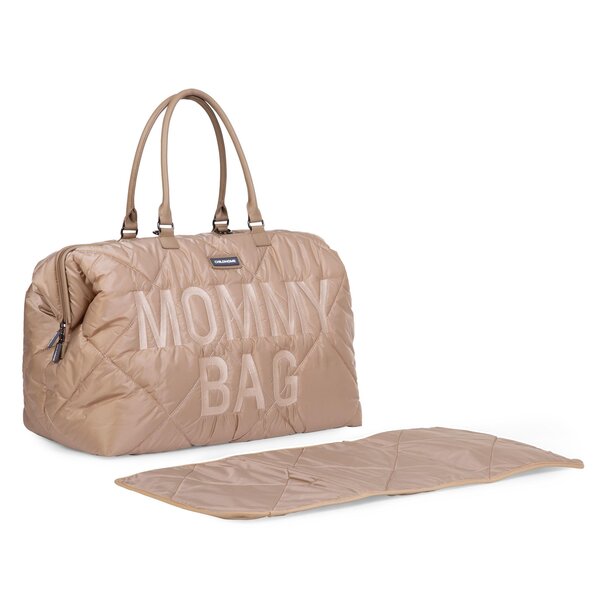 Childhome Mommy Bag rankinė vaiko daiktams Puffered Beige - Childhome