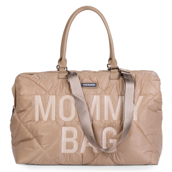 Childhome Mommy Bag suur tarvikute kott Puffered Beige - Childhome