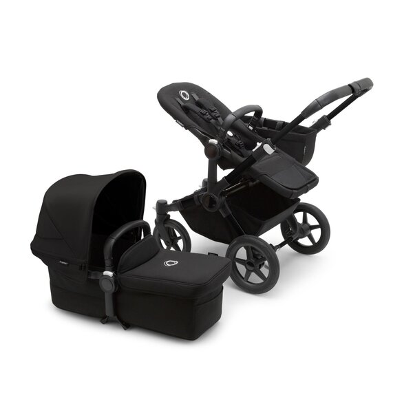 Bugaboo Donkey 5 Twin 2in1 stroller set Black/Midnight Black, Midnight Black - Bugaboo