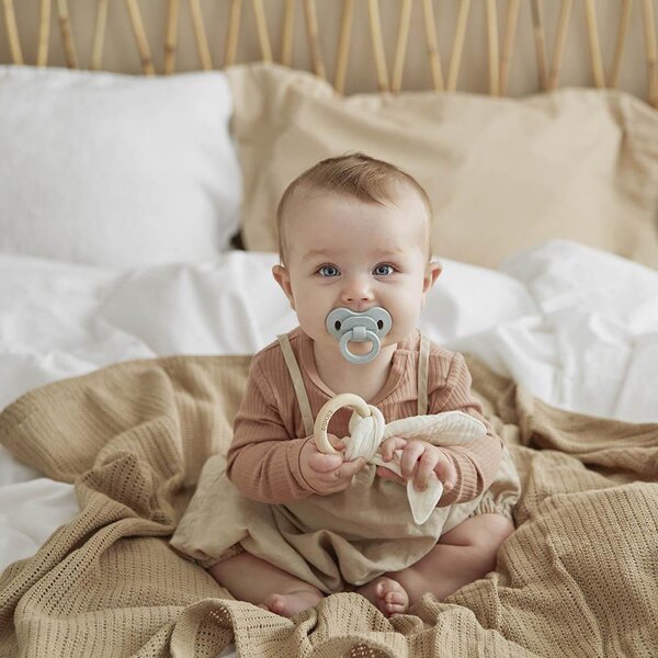 Elodie Details bamboo silicon pacifier Mineral Green  - Elodie Details