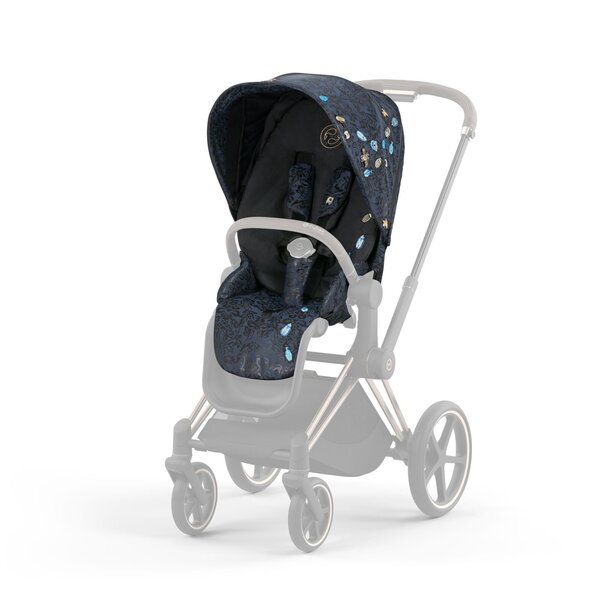 Cybex Priam V4 stroller set Jewels of Nature, Rose Gold frame - Cybex